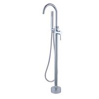 Vrijstaande Badmengkraan  BD 120 cm met Handdouche Chroom