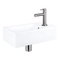 Douche Concurrent Fonteinset Force Keramiek Rechte Kraan Mat Zwart