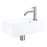 Douche Concurrent Fonteinset Force Keramiek Gebogen Kraan Chroom