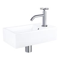 Douche Concurrent Fonteinset Force Keramiek Gebogen Kraan X Chroom