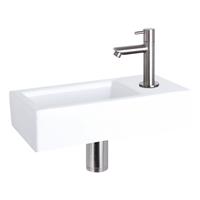 Douche Concurrent Fonteinset Ravo Keramiek Rechte Kraan Mat Chroom