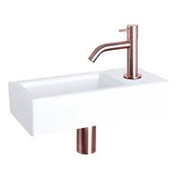 Douche Concurrent Fonteinset Ravo Keramiek Gebogen Kraan Rood Koper