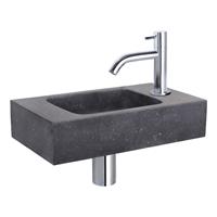 Douche Concurrent Fonteinset Force Bombai Black Gebogen Kraan Chroom