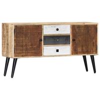 vidaXL Sideboard 118x30x62 cm Massivholz Mango Braun