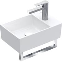 villeroyundbochag Villeroy Und Boch Ag - Villeroy & Boch Memento 2.0 Handwaschbecken, 400 x 260 mm, 1 Hahnloch, ohne Überlauf, ungeschliffen, 432340, Farbe: weiß-alpin