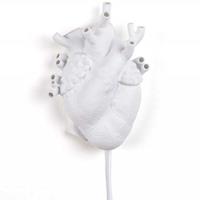 Seletti Heart Wandlampe Weiß