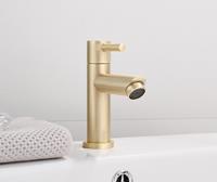 saniclear Brass fonteinkraan geborsteld messing / mat goud