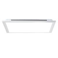Brilliant Leuchten Alissa LED Deckenaufbau-Paneel 40x40cm silber/weiß