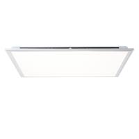 Brilliant Leuchten Alissa LED Deckenaufbau-Paneel 60x60cm silber/weiß