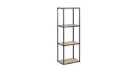 Lisomme Industriële wandkast - Vic - Hout - 2 planken
