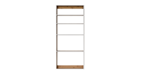 We Do Wood Fivesquare - Hangende wandkast - Bamboe hout - B50 x H120 x D8 cm