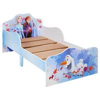 WORLDS APART Kinderbett mit 2 Ablageboxen mit Reißverschluss, Disney Frozen 2 Kinderbett, 70 x 140 cm