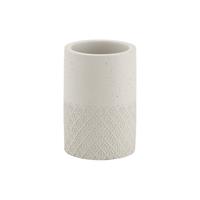 Tandenborstelhouder  Afrodite Vrijstaand 11.5x7.6 cm Beton Beige 