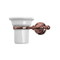 Sapho Bekerhouder  Perla Hangend 5.5x15 cm Rose Goud / Wit 