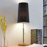 Lucande Pordis tafellamp, messing-zwart