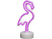 LED-Dekorationsleuchte Flamingo, batteriebetrieben