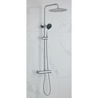 Aqua Splash Opbouw Regendouche Set Boss & Wessing Talpa Ronde Hoofddouche 30 cm Chroom 