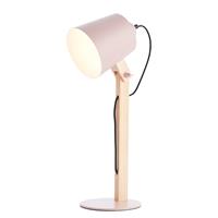 BRILLIANT Lampe Swivel Tischleuchte rosa matt   1x A60, E27, 30W, geeignet für Normallampen (nicht enthalten)   Mit Schnurzwischenschalter