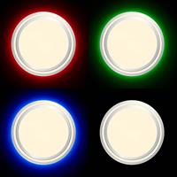 Brilliant Leuchten Vilma LED Deckenleuchte 41cm weiß-silber