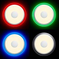 Brilliant Leuchten Viktor LED Deckenleuchte 45cm weiß-silber