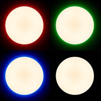 Brilliant Leuchten Edna LED Deckenleuchte 50cm weiß/chrom