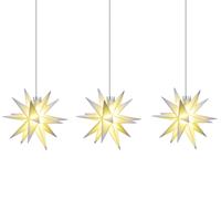 Deco Trend Lichtketting ster binnen, 18-punten, 3-lamps, wit