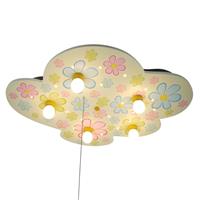 Niermann Standby Bunte Blumen - wolkenförmige Deckenlampe mit LEDs
