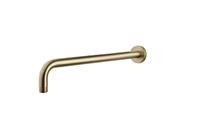 mueller Gold douchearm wandbevestiging 35cm geborsteld messing