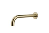 mueller Gold inbouw muuruitloop 30cm geborsteld messing