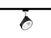 Paulmann Energielabel: LED 230V-railsysteem lamp URail vast ingebouwd 14 W LED Zwart (mat), Chroom