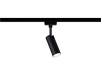 Paulmann Energielabel: LED 230V-railsysteem lamp URail vast ingebouwd 4.5 W LED Zwart (mat), Chroom