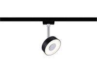 Paulmann Energielabel: LED 230V-railsysteem lamp URail vast ingebouwd 5 W LED Zwart (mat), Chroom