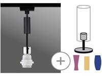 Paulmann Energielabel: Afhankelijk van de lamp 230V-railsysteem lamp 1-fasig 20 W Zwart (mat), Chroom