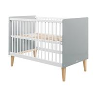 Emma Babybed Wit / Grijs 60 x 120 cm