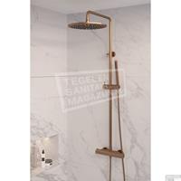 Brauer Regendouche  Copper Showerpipe met Thermostaat 30cm Koper