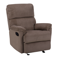 Fauteuil stof lichtbruin EVERTON