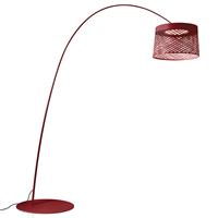 Foscarini Twiggy Grid vloerlamp outdoor LED rood