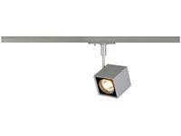 143354 230V-railsysteem lamp GU10 Zilver-grijs, Zwart