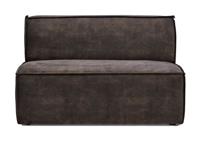 Rivièra Maison Modulaire BankThe Jagger' Center 125cm, Velvet, kleur Grimaldi Grey