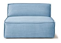 Rivièra Maison Modulaire BankThe Jagger' Center 125cm, Cotton, kleur Ice Blue