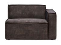 Rivièra Maison Modulaire BankThe Jagger' Corner Arm Rechts, Velvet, kleur Grimaldi Grey