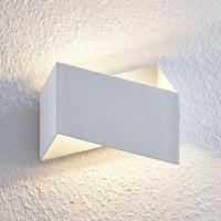 Lindby Assona LED wandlamp, wit-zilver