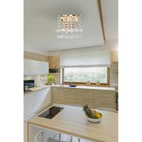 Searchlight Wandlamp Hanna met kristallen bollen, goud