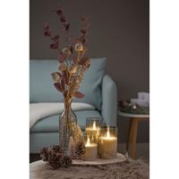 Pauleen LED-Kerze "Classy Smokey Candle Wachskerze 3er Set" (3-tlg)