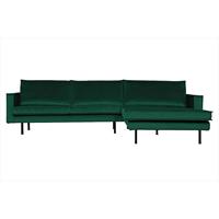 Be Pure Home Rodeo bank chaise longue rechts green forest velvet