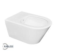 mueller Manti randloze douche wc met bidetfunctie 53cm mat wit