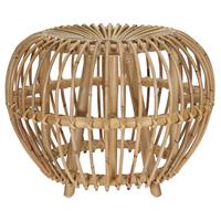 Home&Styling Home&Styling Kruk Brussel kubu rattan natuurlijk