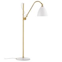 Gubi Bestlite BL3M vloerlamp messing/mat wit