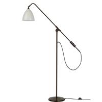 Gubi Bestlite BL4 vloerlamp black brass/wit