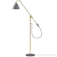 Gubi Bestlite BL4 vloerlamp messing/grijs